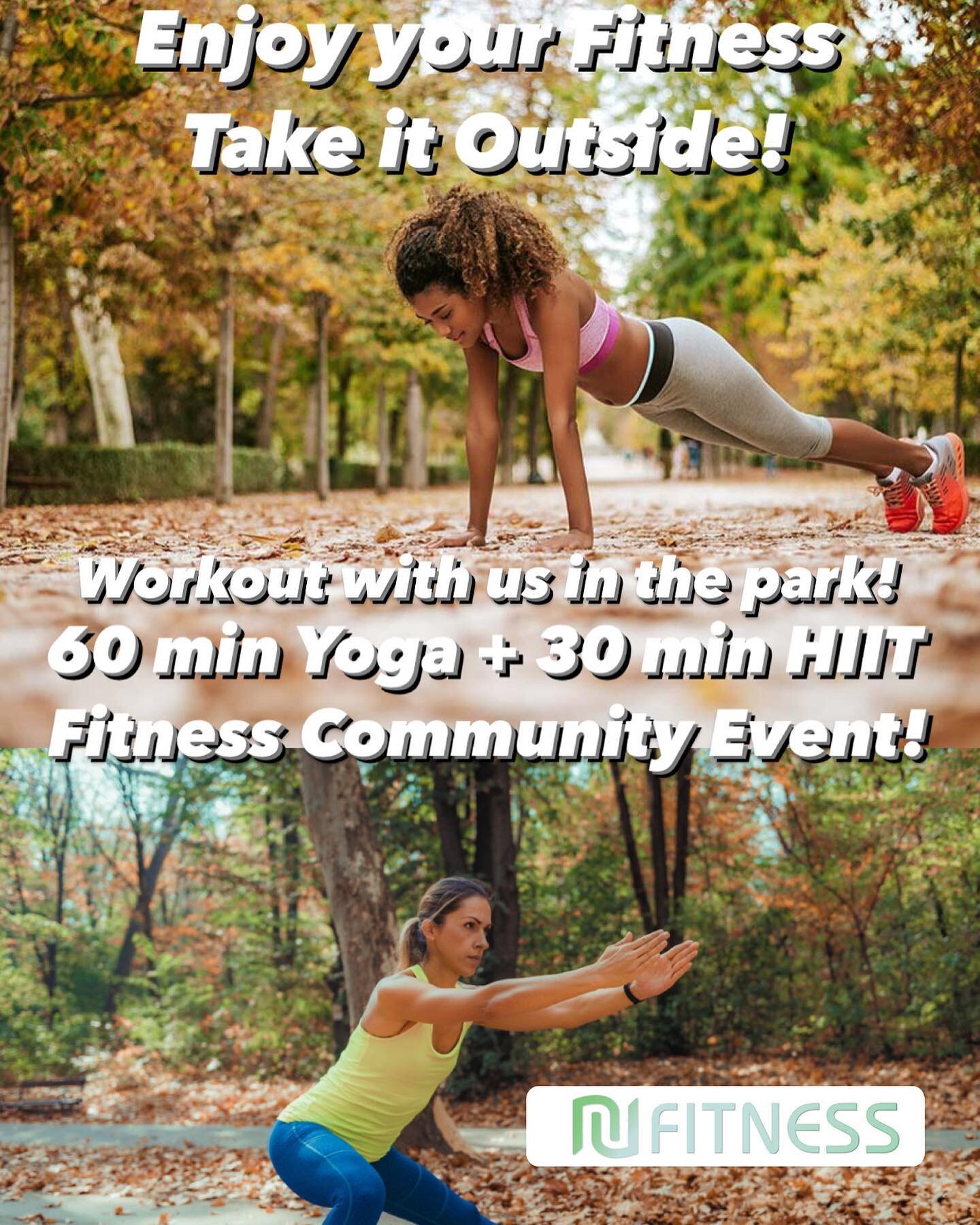 Come workout in the park with us! 🧘🏋️
Join us for 60 minutes yoga followed by 30 minutes HIIT Saturday, May 27 at noon at Cedar Rose Park in Berkeley!  Yoga provided by @outdooryogaberkeley and HIIT by @nufit_training team member @fit_habt !  One o