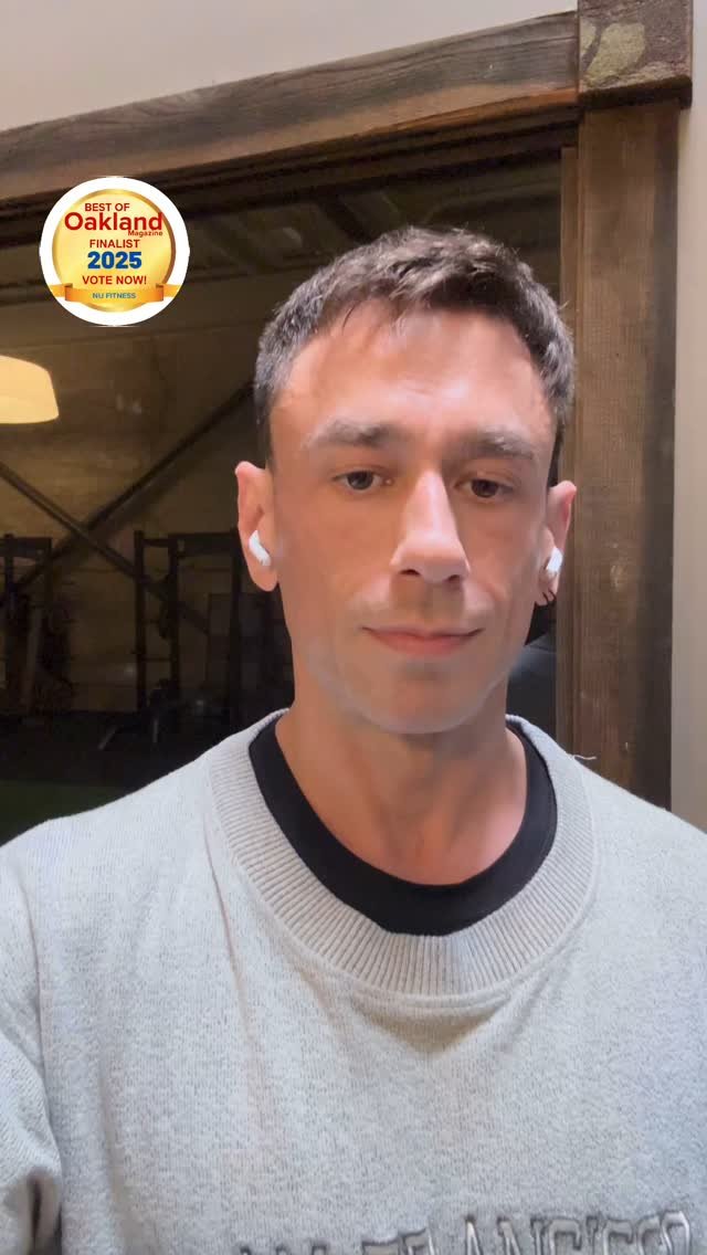 Nu Fitness Voted Best Personal Trainers in Oakland 2024 🏆
We had no idea we were even nominated until we were already in the top 10. That surprise turned into one of the most meaningful moments in our journey—because it came directly from YOU