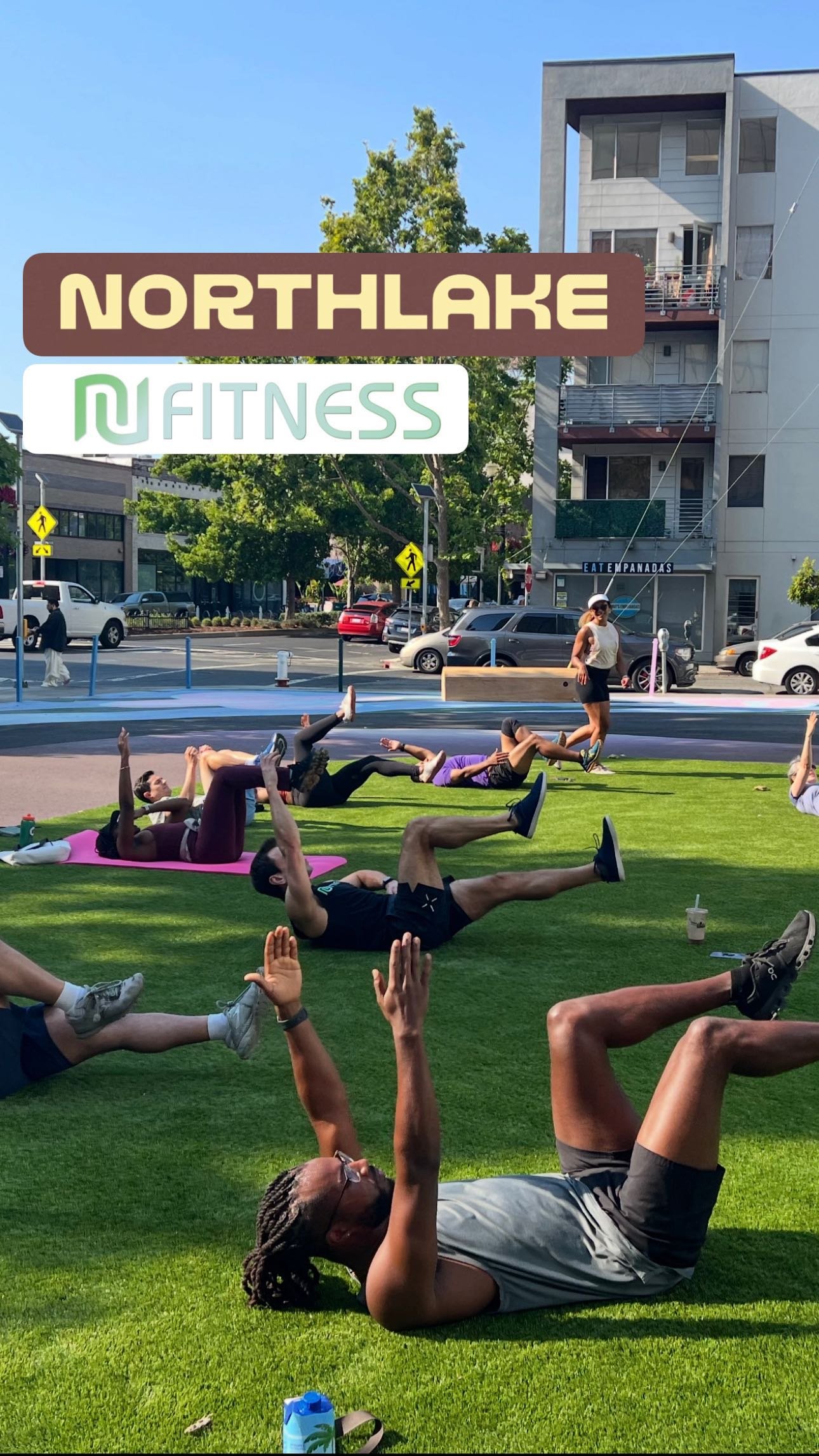 Fitness Fridays Oakland Community! 👥
SO much fun: We enjoyed smoothie happy hour @drinkthicc, made new friends, had an amazing workout together with Ashley outside in the sunshine, and got to enjoy the beautiful new Northlake Oakland community lot!