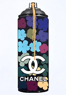 Chanel Unicorn Painting by Campbell La Pun