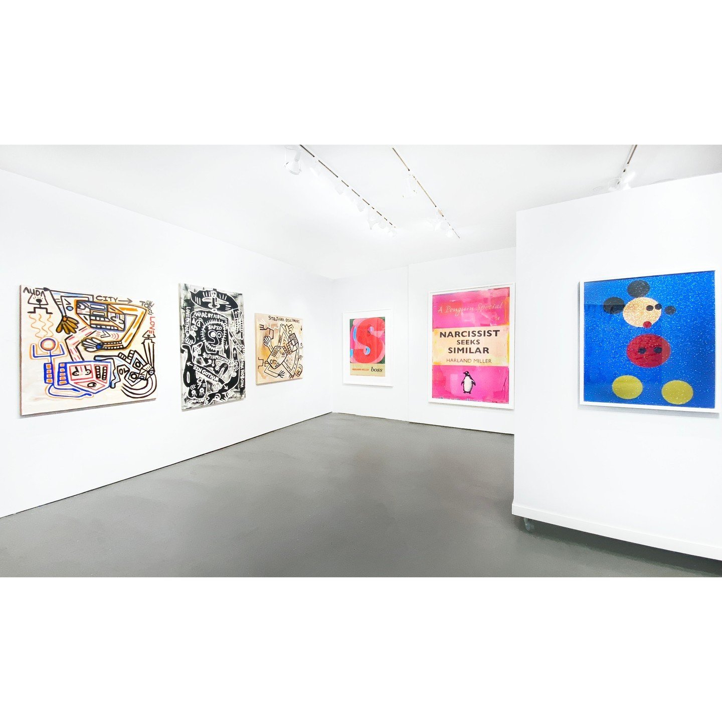 Much to see on our #NYC gallery walls 👀 from #HalimFlowers to #HarlandMiller and #DamienHirst, stop by to check it out!

Link in bio and DM for inquiries. Click the link in our shop to purchase Halim's book, &quot;Love Is The Vaccine&quot; ❤️&zwj;🔥
