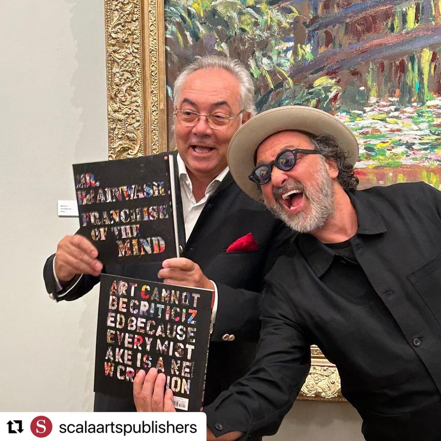 #Repost @scalaartspublishers 
・・・
A wonderful evening celebrating MrBrainwash with @dtrmodern for his solo exhibition and book &lsquo;Franchise of the Mind&rsquo; at @nationalartsclub last week. 

&lsquo;Mr Brainwash: Franchise of the Mind&rsquo; is 