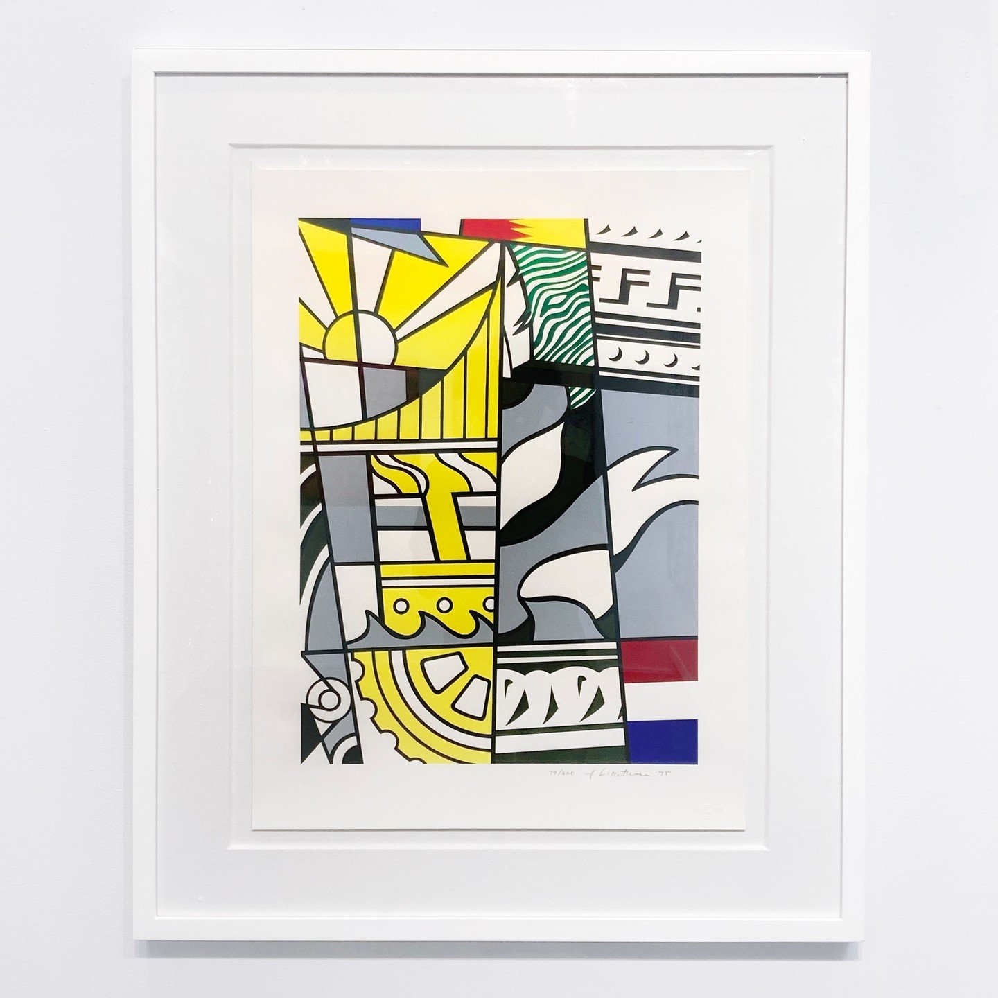 We have a new #RoyLichtenstein in #SoHo 💥 signed &lsquo;Bicentennial Print&rsquo; is on view now!

Link in bio and DM for inquiries.
.
.
.
#dtrmodern #artgallery #popart #popartist #poparticon #lichtenstein #nyc #artoftheday #artdaily #artcollector 