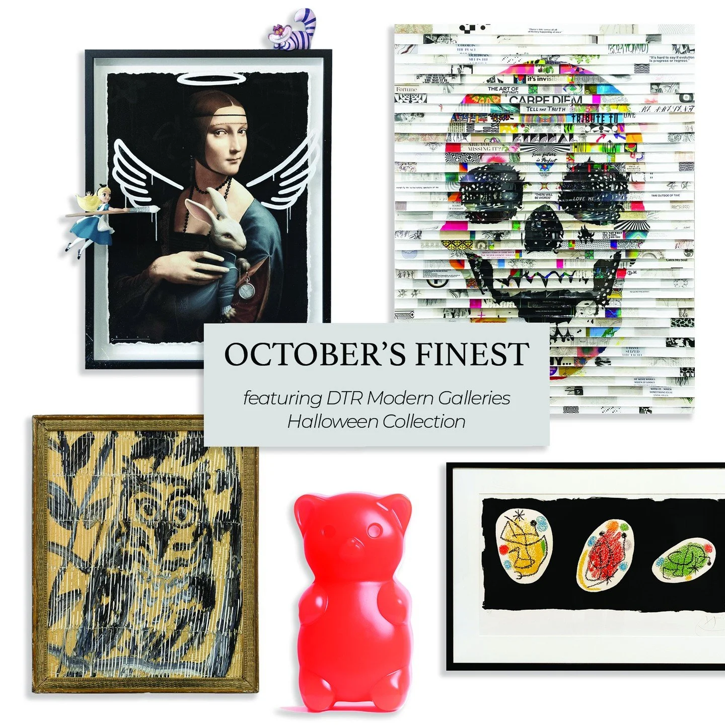 Get yourself an extra treat this Halloween 🍫💀🧡 and shop our October's Finest seasonal collection! From #Basquiat, #Dali and #Miro to some of our contemporary favorites.. simply click to purchase!

DM to inquire and shop in bio.
.
.
.
#dtrmodern #a