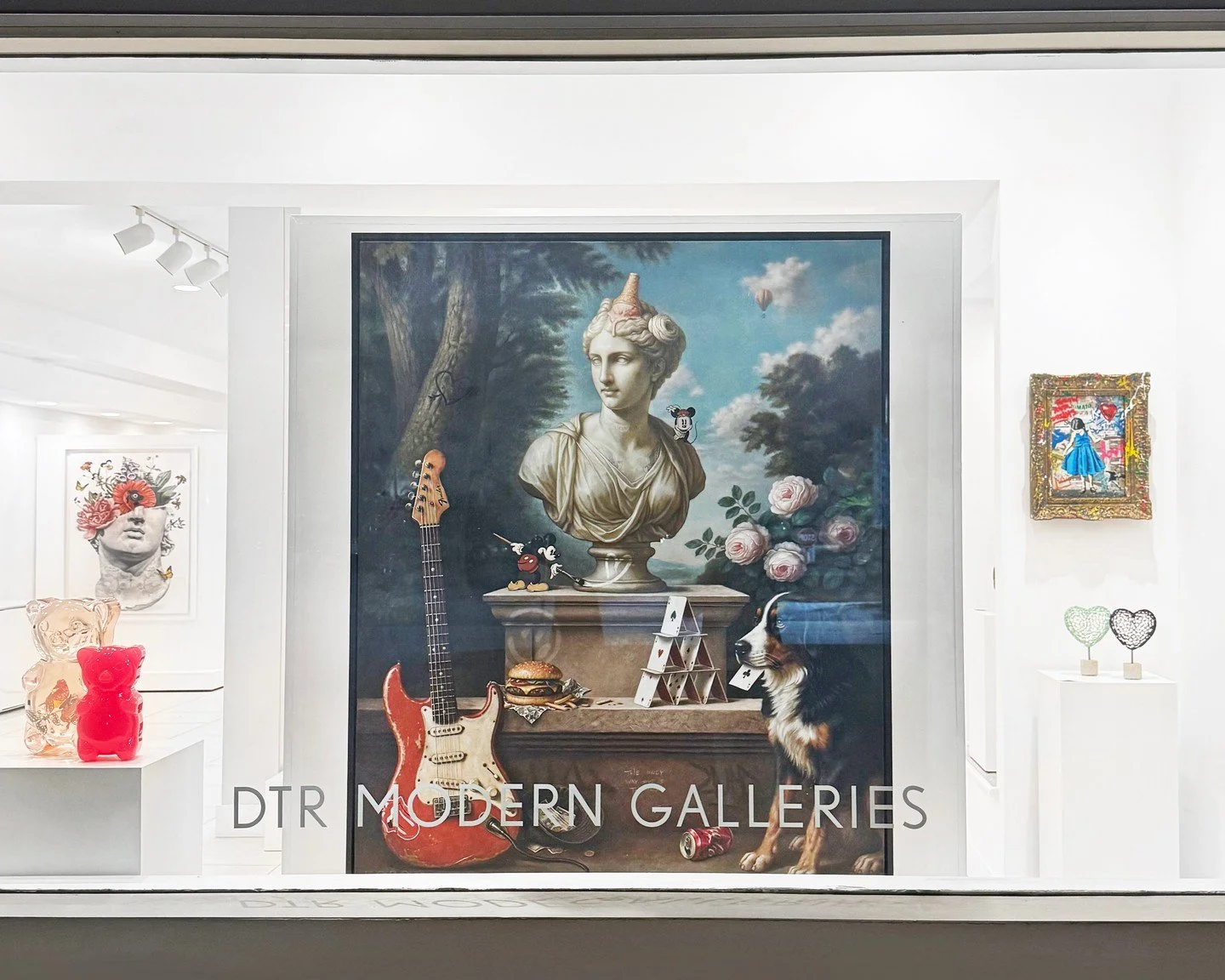 Our Palm Beach gallery is dazzling with new work by @kozo_tattoo ✨ we're ready for our Opening Reception with the artist tonight at 5PM at 408 Hibiscus Ave. See you there! 

Taking final RSVPs in our DMs.
.
.
.
#palmbeachgallery #pbartscene #kozotatt