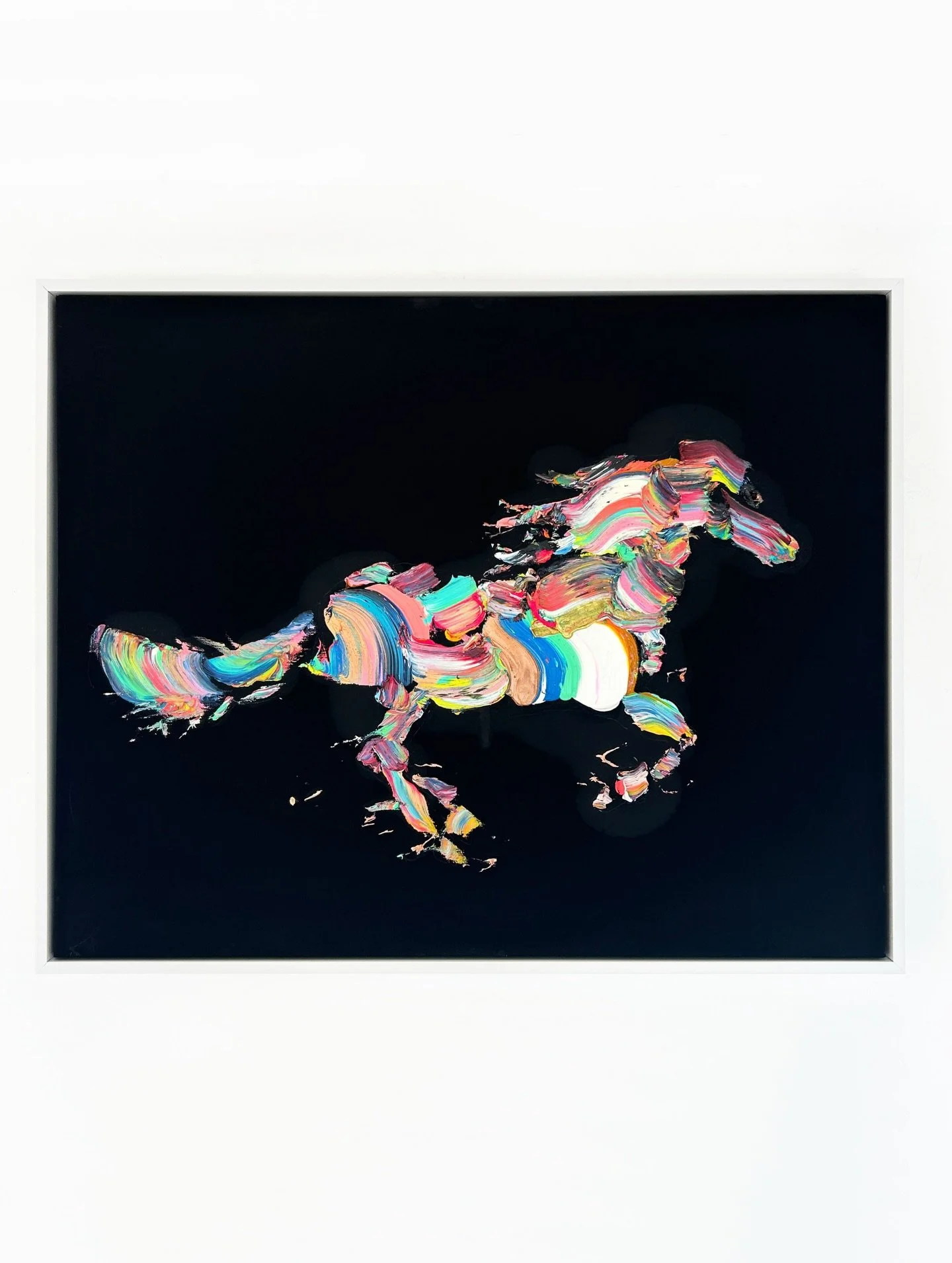 In the colorful spirit of the Fire Horse❤️&zwj;🔥

We are celebrating the Lunar New Year with @mojo_paints fitting oil painting, available for viewing in Palm Beach.

Link in bio and DM for inquiries.
.
.
.
#dtrmodern #artgallery #lunarnewyear #fireh