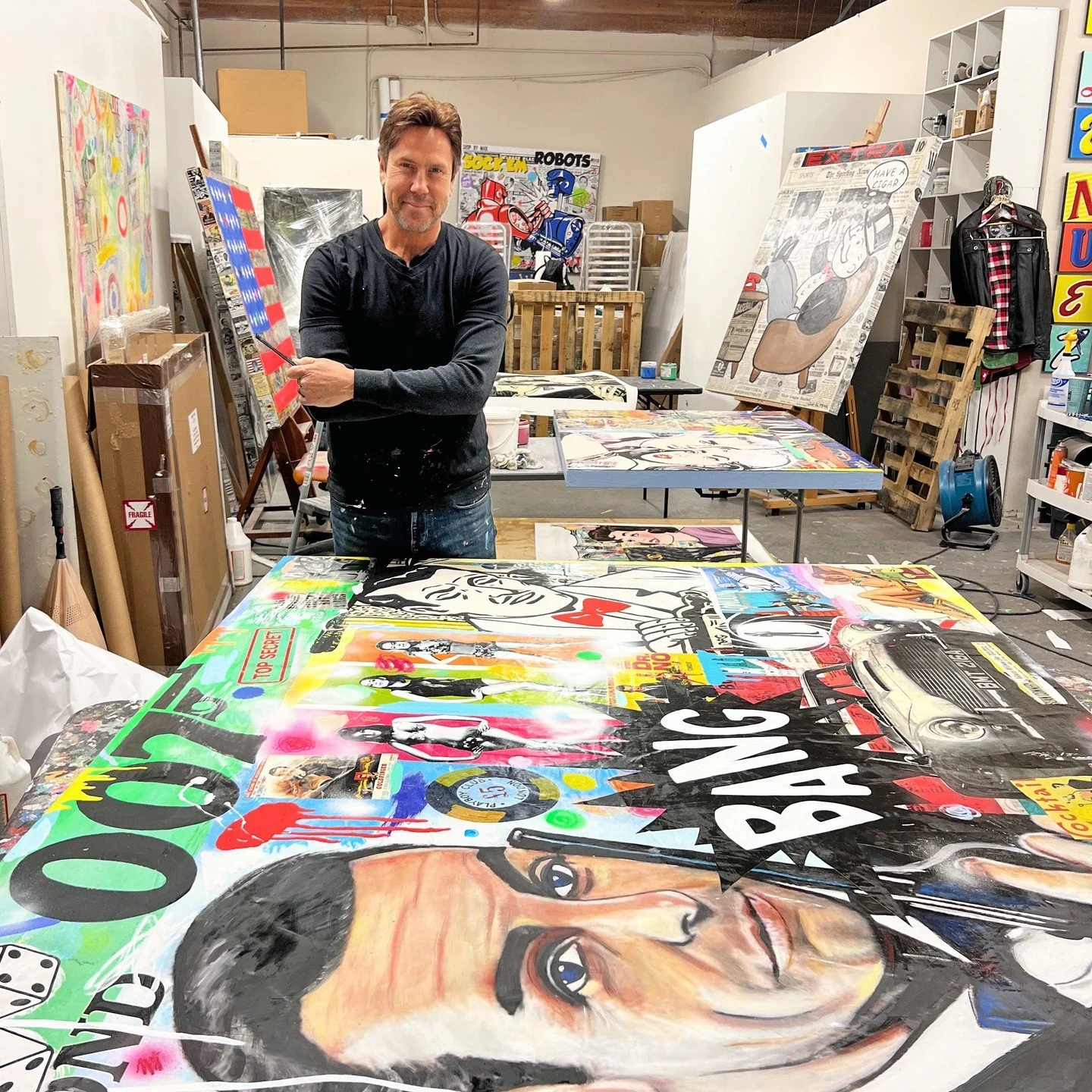 Happy Birthday to our favorite 👑 
celebrate Nelson with a toast to the finer things! Scroll to view available works of his on display across our four gallery locations.

Link in bio and DM for inquiries.
.
.
.
#dtrmodern #kingofpopart #nycartscene #