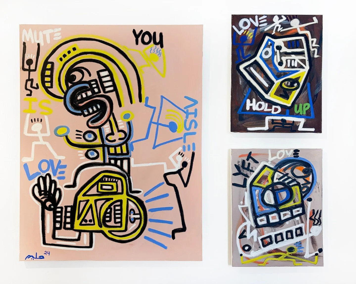 New works by @halimflowers are currently on display in our #DC gallery 💥 

Recently featured in @amnewyork as &lsquo;the rose that refused the concrete,&rsquo; Flowers consistently delivers works of vibrant imagination, cultural influence and intell