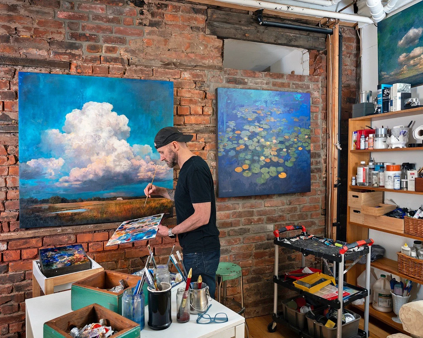 We are pleased to announce the unveiling of @stevnnhall's luminous new collection, Arcadia, for an opening reception in our Boston gallery on April 24th at 6PM 🌷

Acclaimed landscape painter Stev&rsquo;nn Hall references the meaning of Arcadia as &l