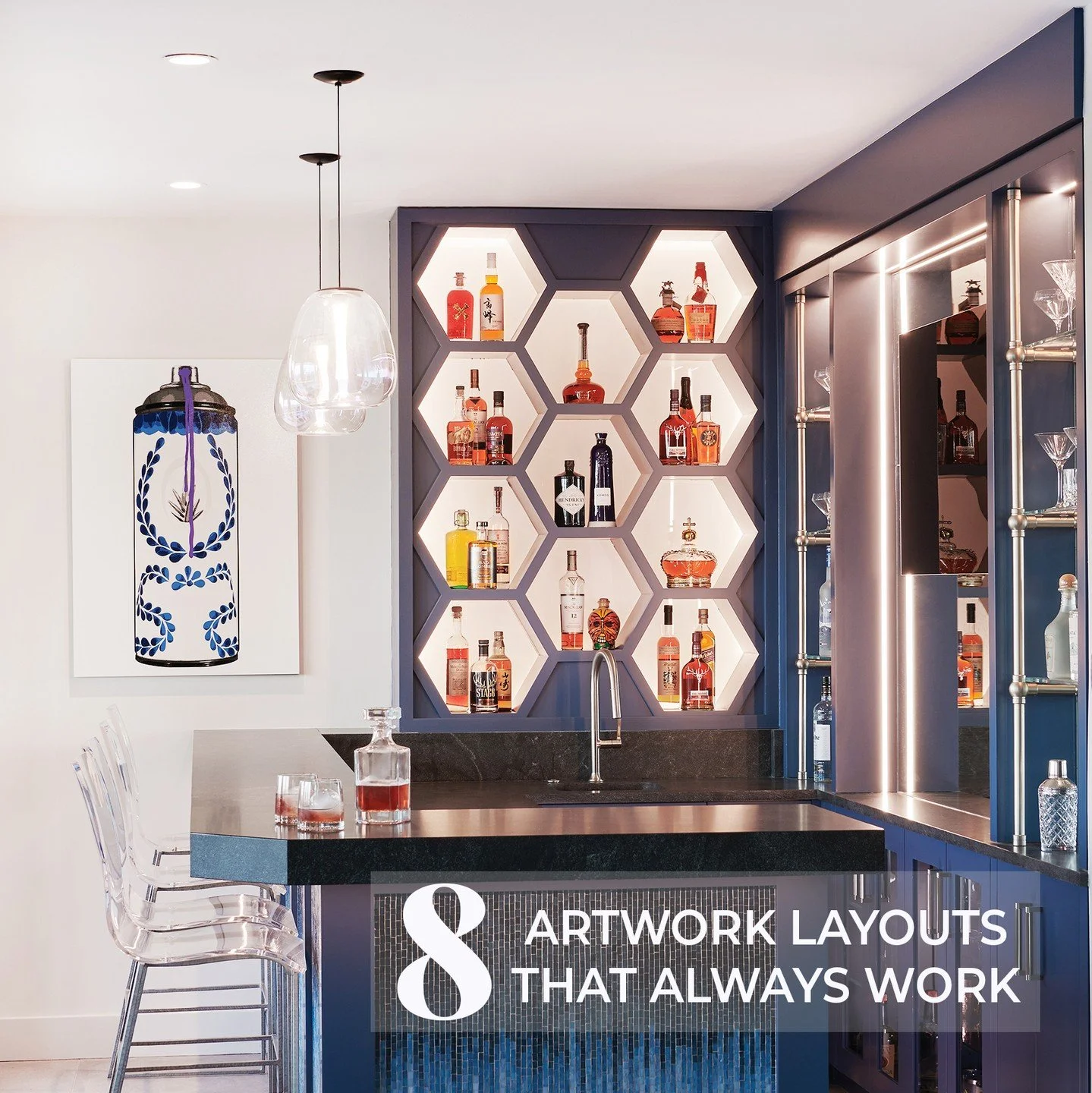 Looking for a space to hang your next artwork? Enjoy our guide with all of the layout styles we utilize in the gallery and at our client's homes.✨

Let us know your favorite style and save this for future interior design planning!

DM us to inquire.
