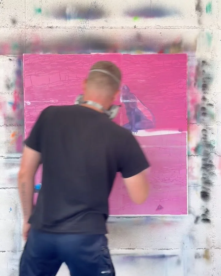 Recreating an iconic image of Princess Diana layer by layer! 💗

@campbelllapun breaking out of his traditional spray can compositions, while still using his trademark stencil technique to create a work of pink perfection. DM us to inquire!
.
.
.
#dt