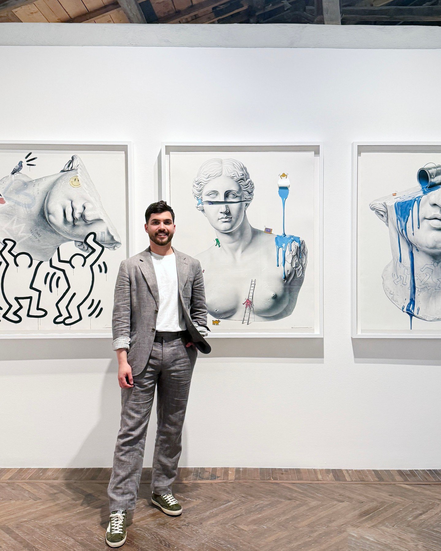 @Kozo_tattoo has landed in Venice (alongside DTR Modern owner Ted Vassilev) as the Biennale begins today! 💙 View his custom collection at the Palazzo Mora where it will be on display through the Summer.

Kozo&rsquo;s latest series of works feature v