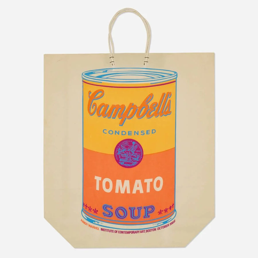 Campbell's Soup Can on Shopping Bag