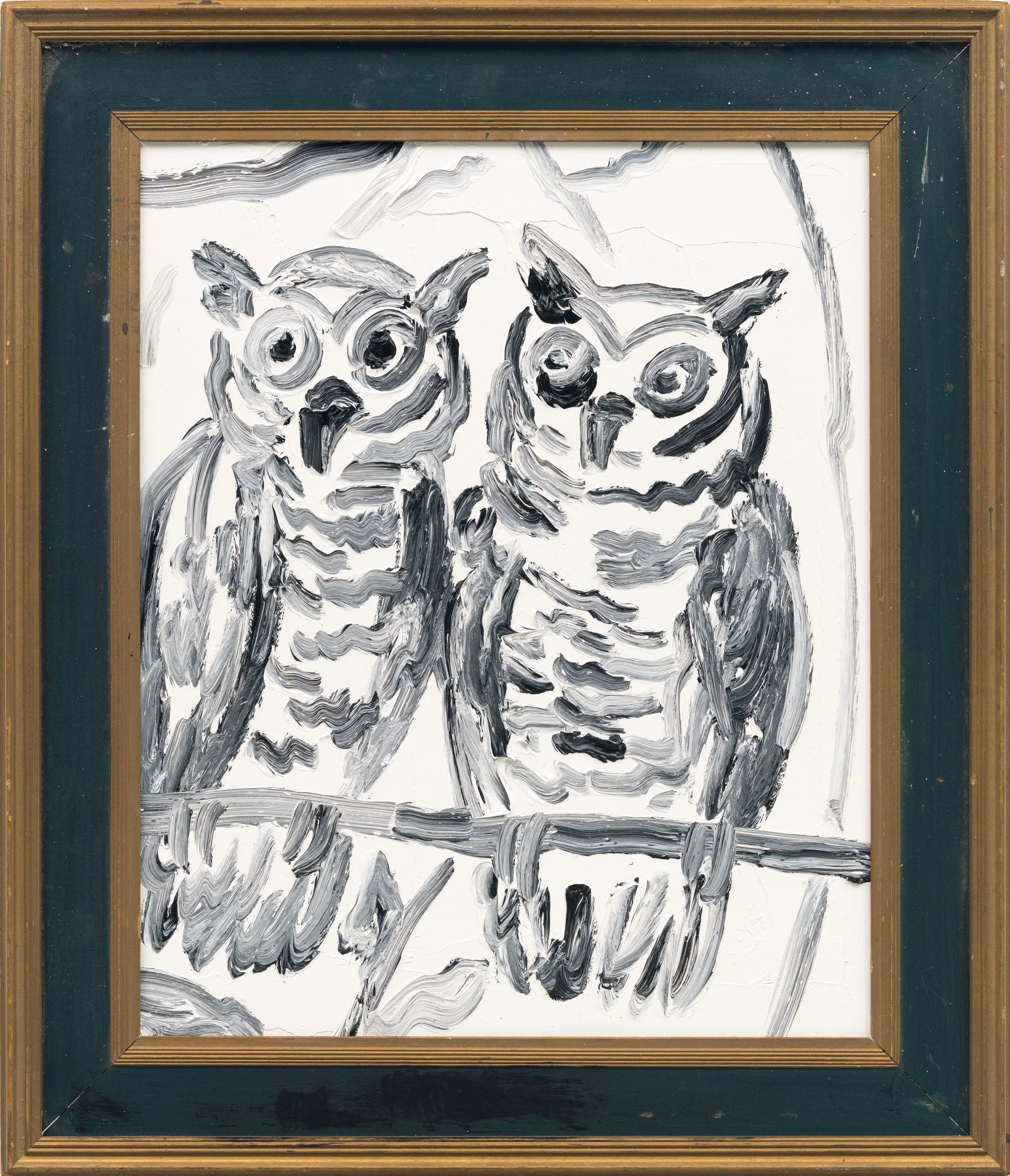Owls On Path