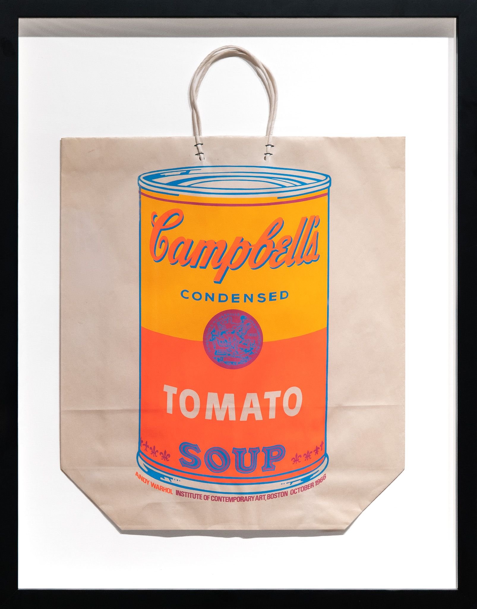 Campbell's Soup Can on Shopping Bag