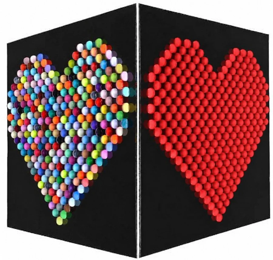 Heart (Multi/Red)