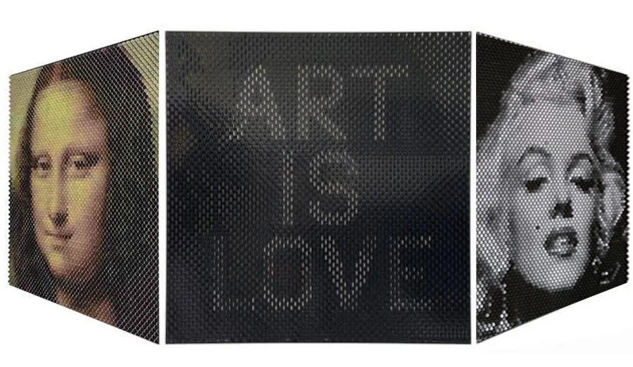 B/W Marilyn Vs. Mona Lisa (Art is Love)