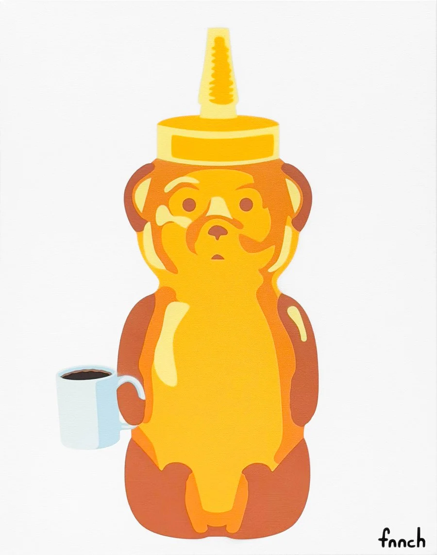 Coffee Bear (Blue)