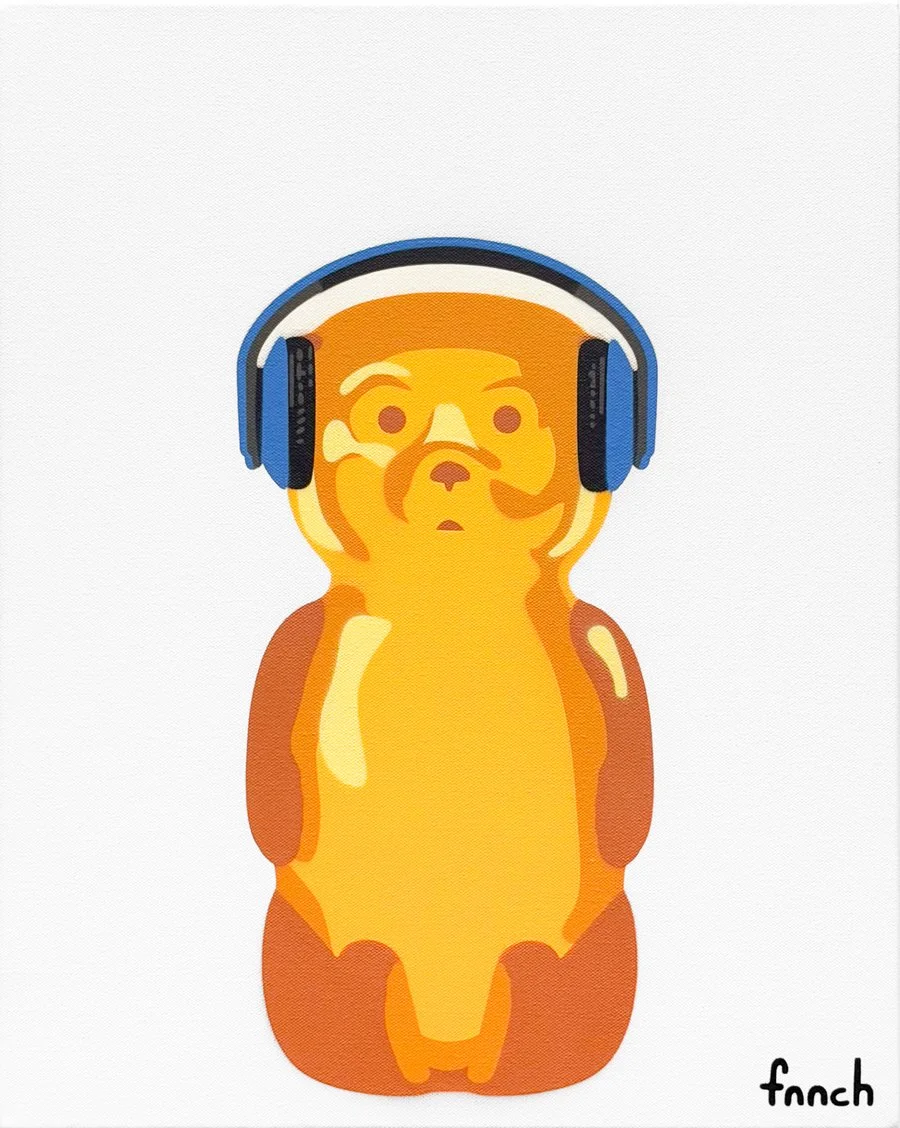 DJ Bear (Blue)