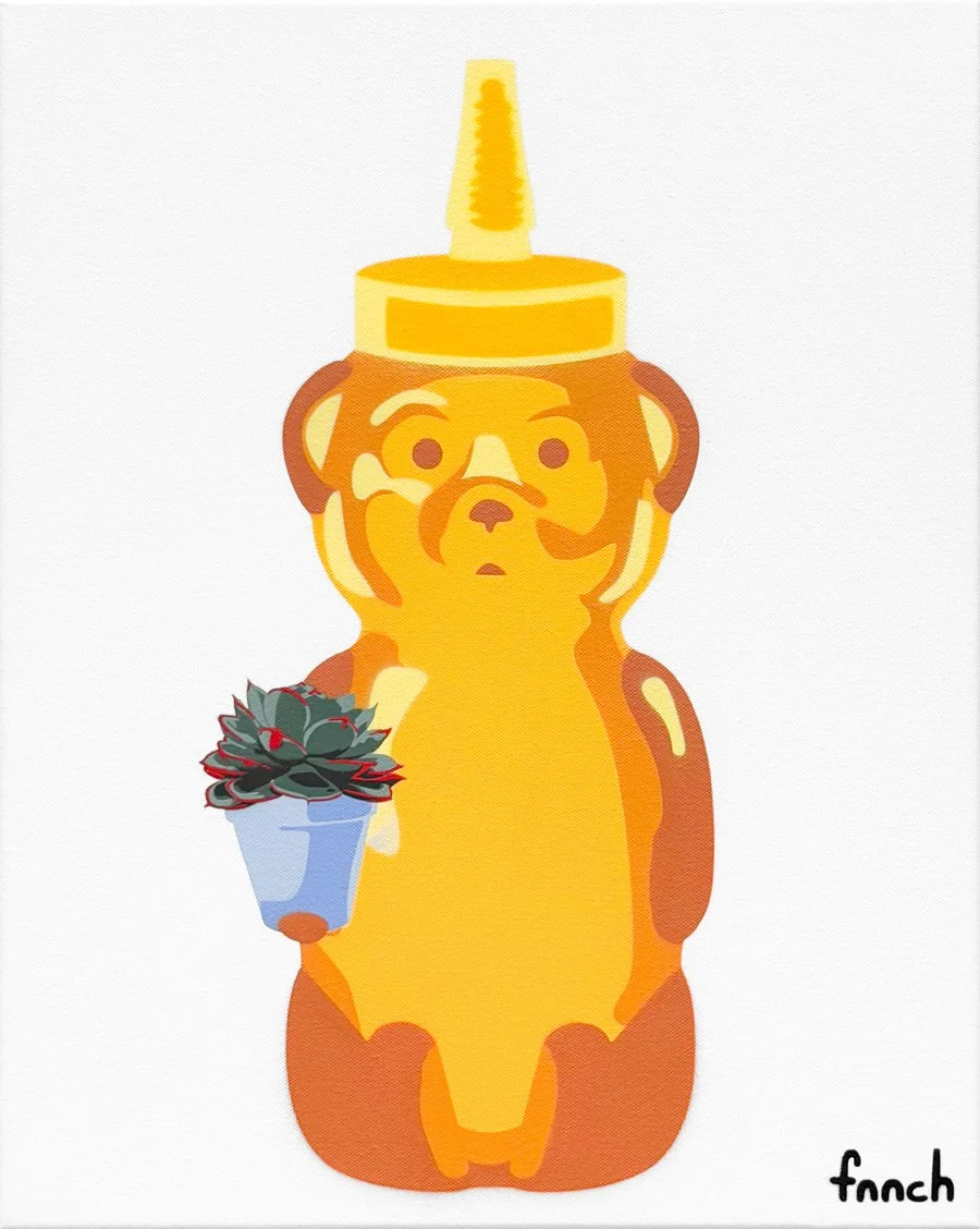  Succulent Bear (Blue)