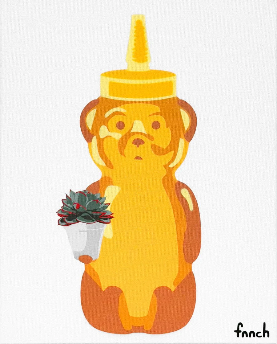Succulent Bear (White)