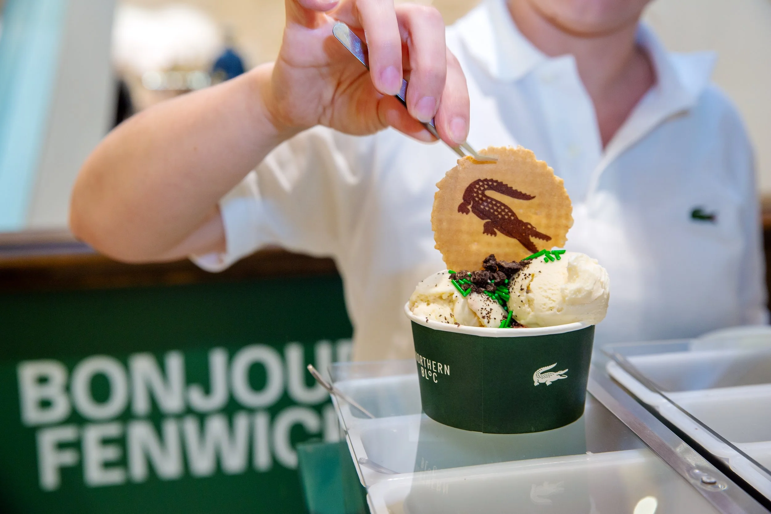 Lacoste Wimbledon Ice Cream Cart