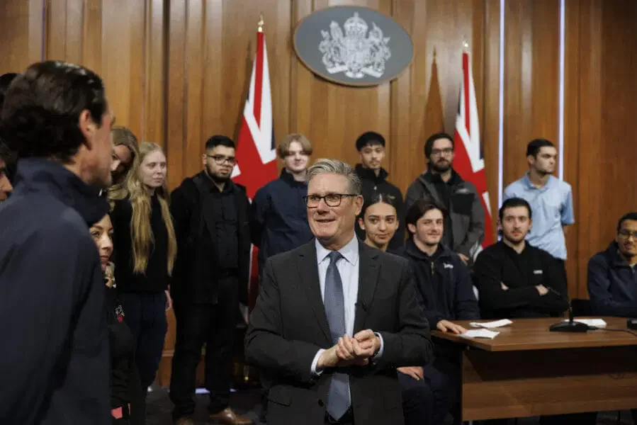 New City College apprentices take their questions straight to the Prime Minister at Number 10
