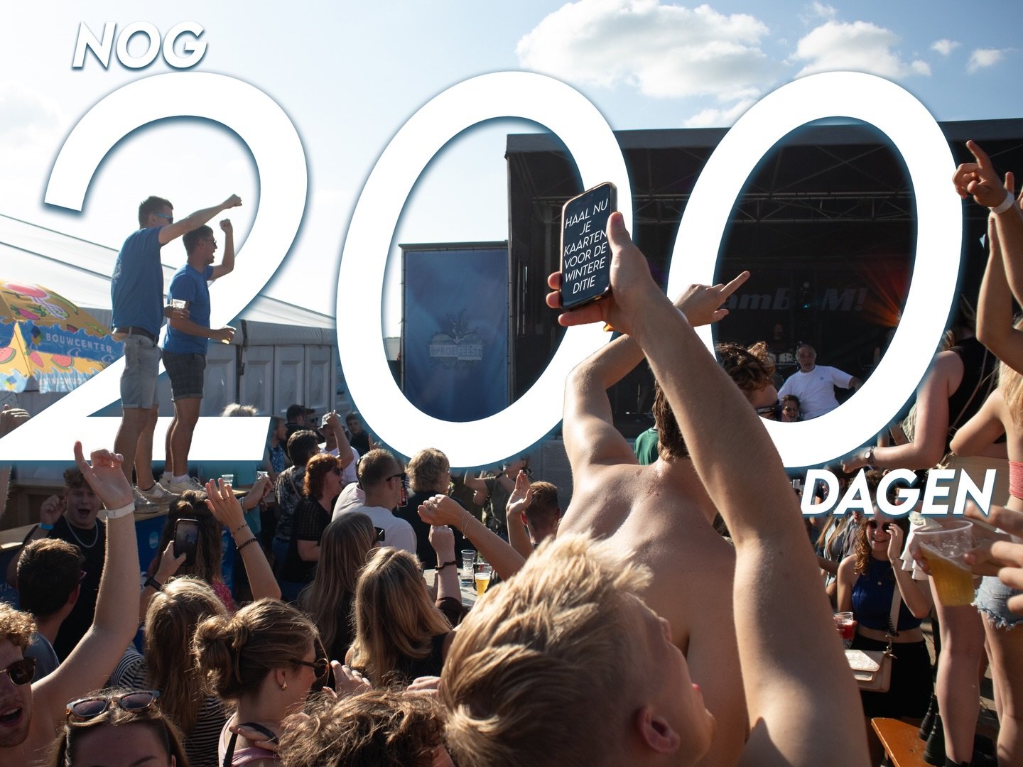 Nog 200 dagen tot de zomereditie&hellip; maar we wachten niet tot dan! ❄️🔥
De wintereditie komt eraan en deze wil je &eacute;cht niet missen&hellip;

Haal dus snel je tickets voordat het te laat is
Want vol = vol&hellip; en je wilt niet degene zijn 