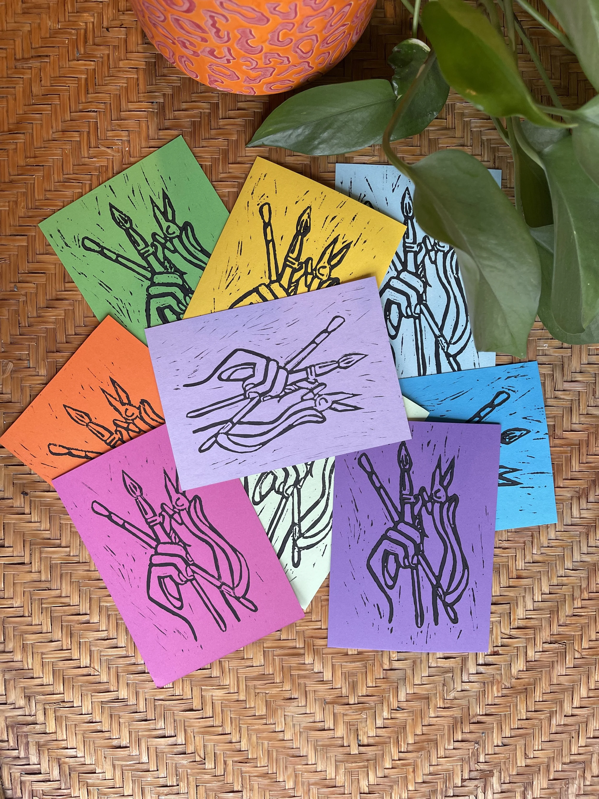 Creative Village A6 Prints - Making Hands