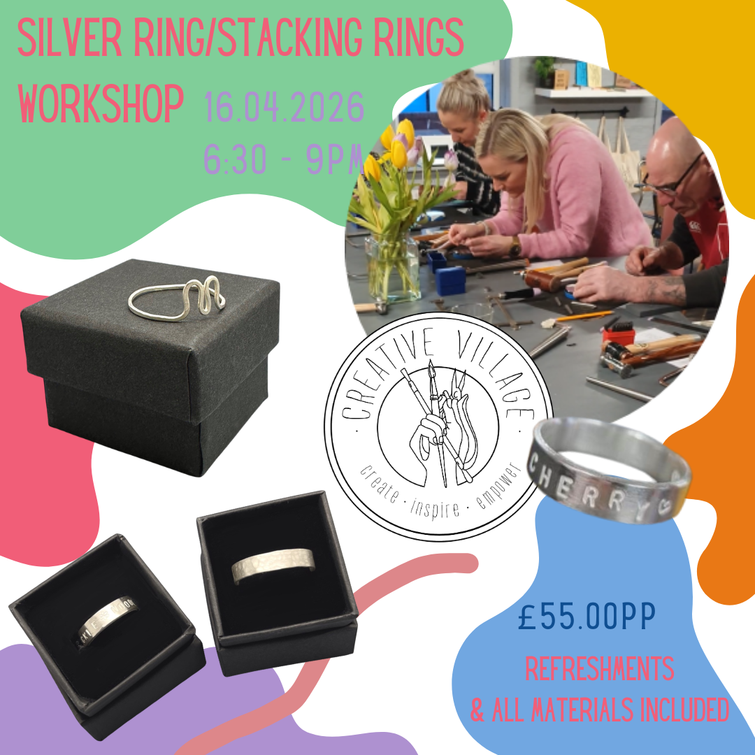 Silver Ring/Stacking Rings Workshop 16.04.2026 6:30 - 9pm