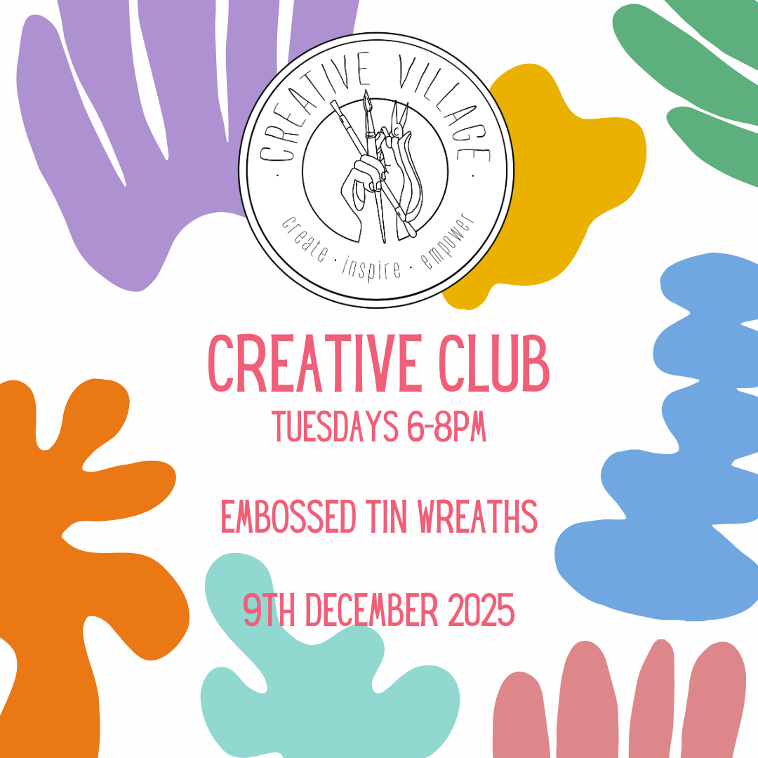 Creative Club - Embossed Tin Wreaths 09.12.25