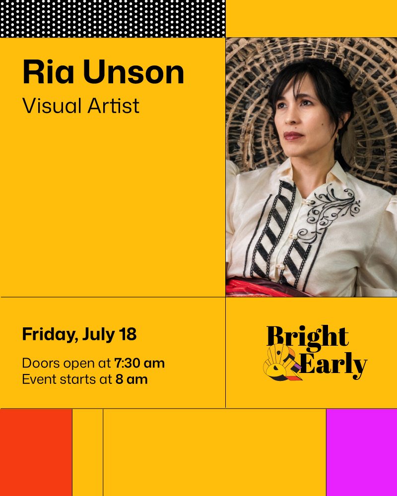 Bright & Early: Visual Artist Ria Unson
