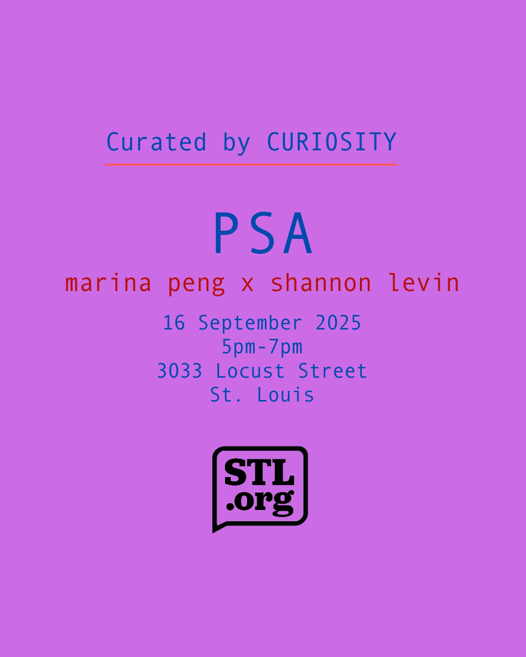 PSA: A Curated by CURIOSITY Event