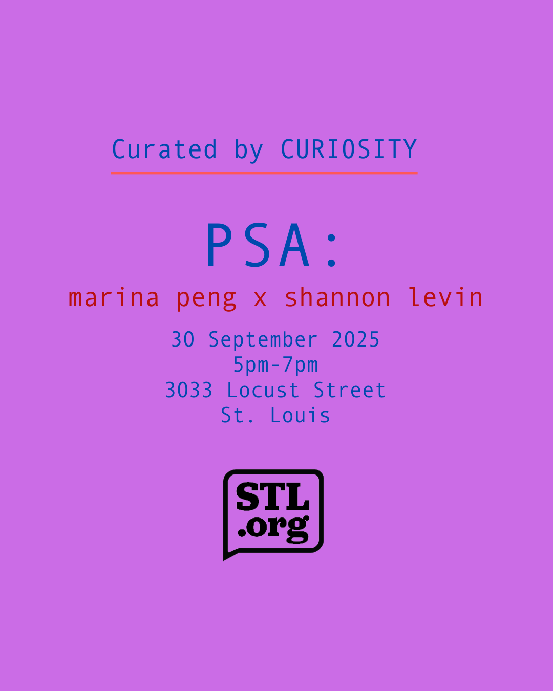 PSA: A Curated by CURIOSITY Event