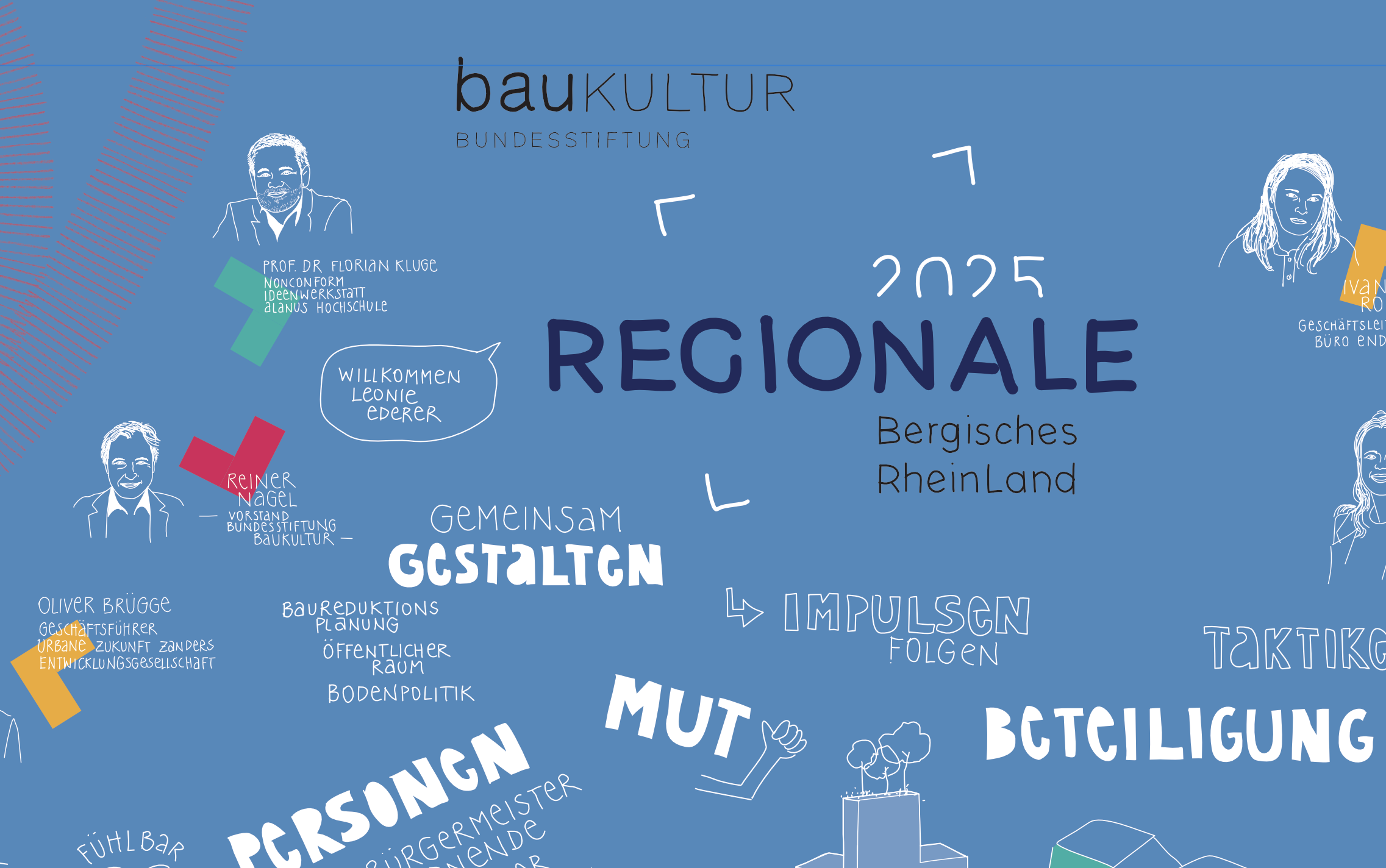 GRAPHIC RECORDING, BUNDESSTIFTUNG BAUKULTUR, REGIONALE 2025