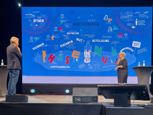 GRAPHIC RECORDING; REGIONALE 2025, BUNDESTIFTUNG BAUKULTUR, ARCHITEKTUR, BAUEN, PHASE NULL