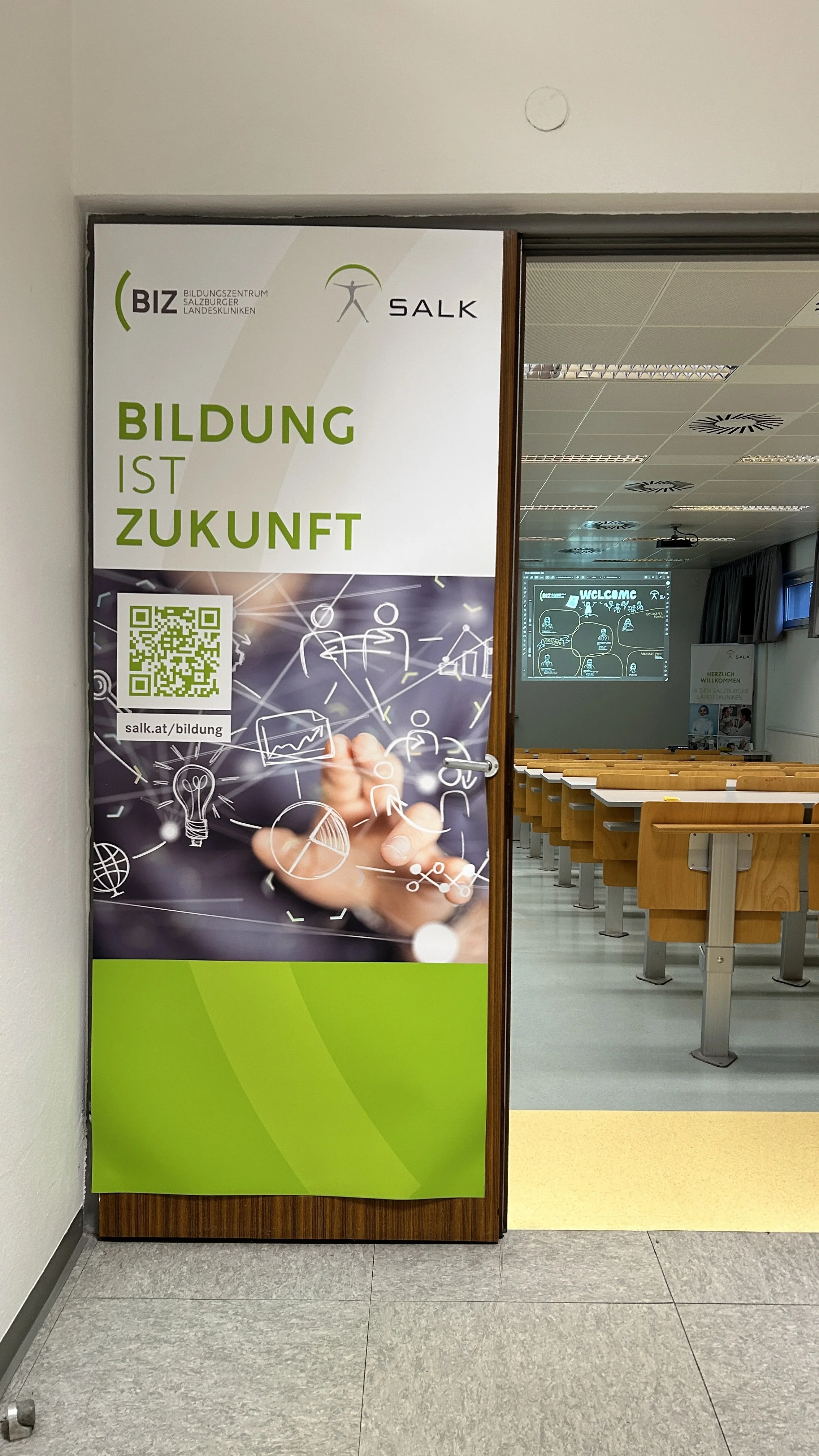 SCETCH NOTES, WELCOME DAY, SALZBURGER LANDESKLINKEN, SALK, BIZ