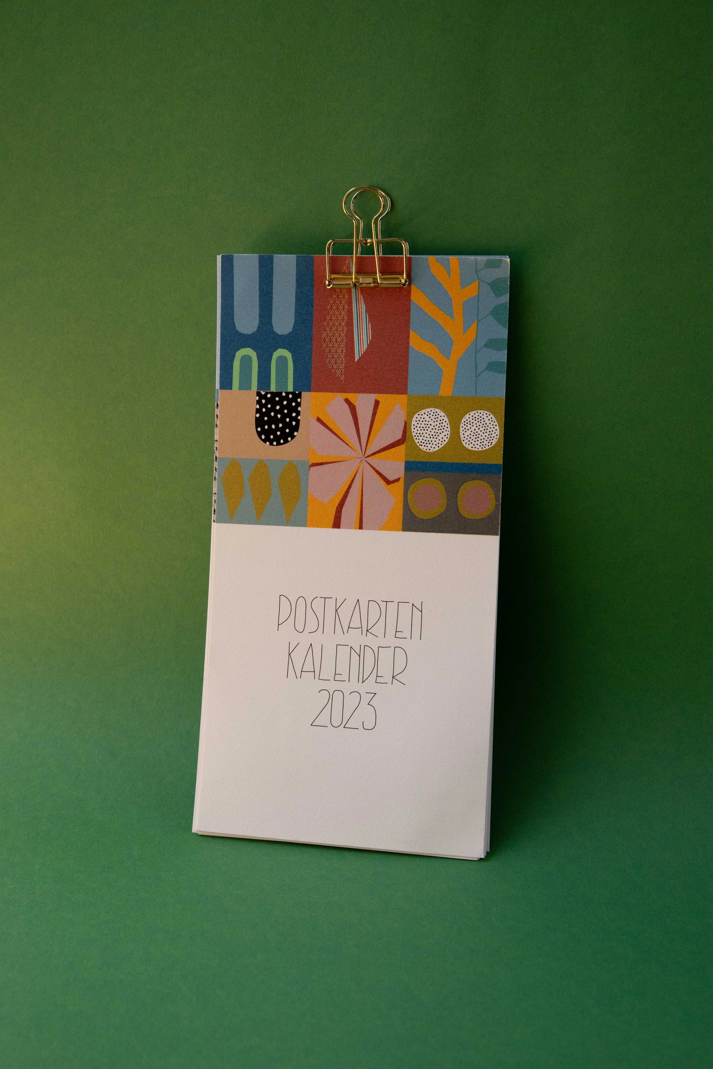 KALENDER 2023, BUNT, MUSTER, FARBEN, STRUKTUREN