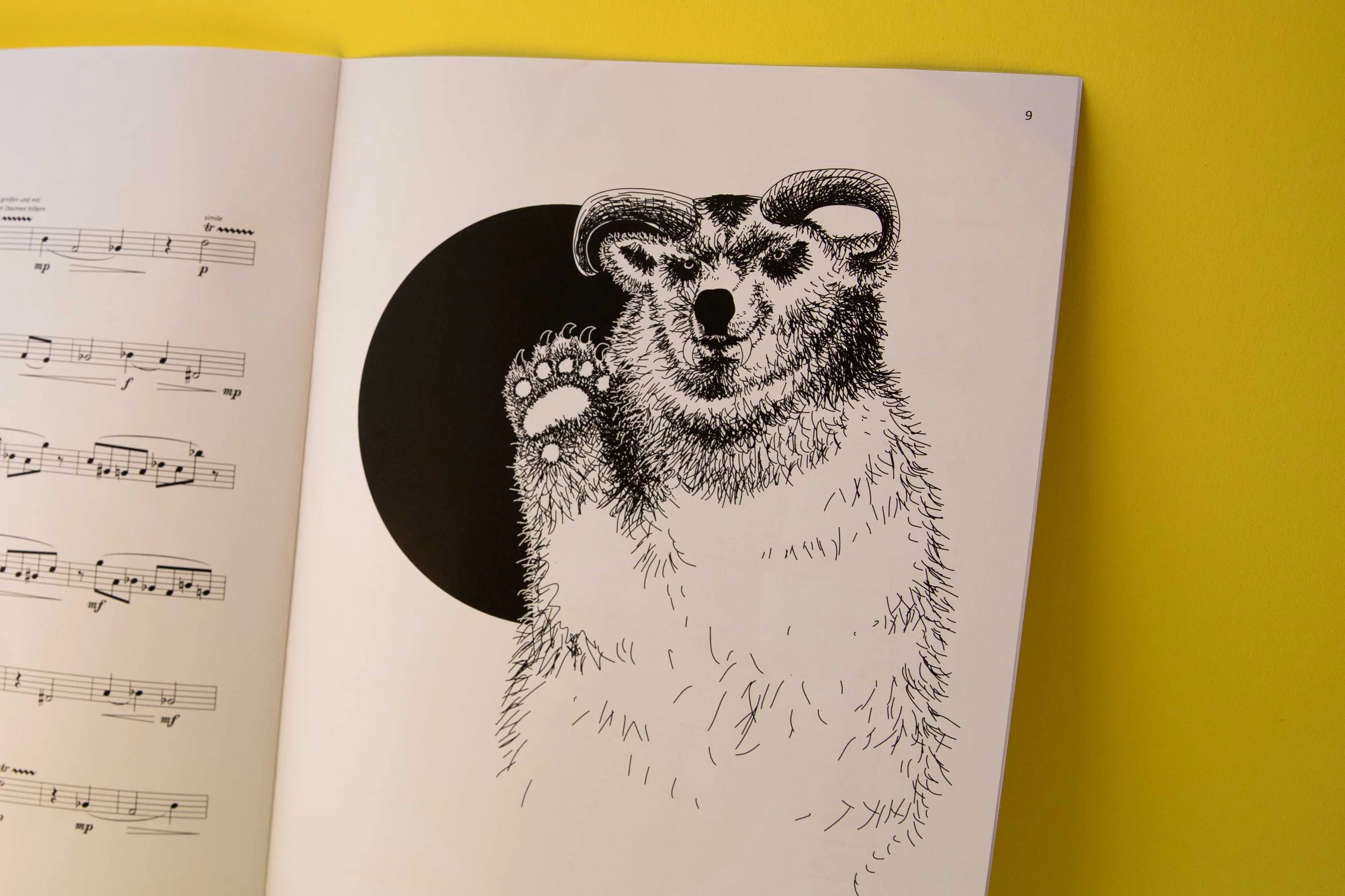 FÜNF FABELTIERE, MUSIK, KOMPOSITION, WOLPERTINGER, FABELWESEN