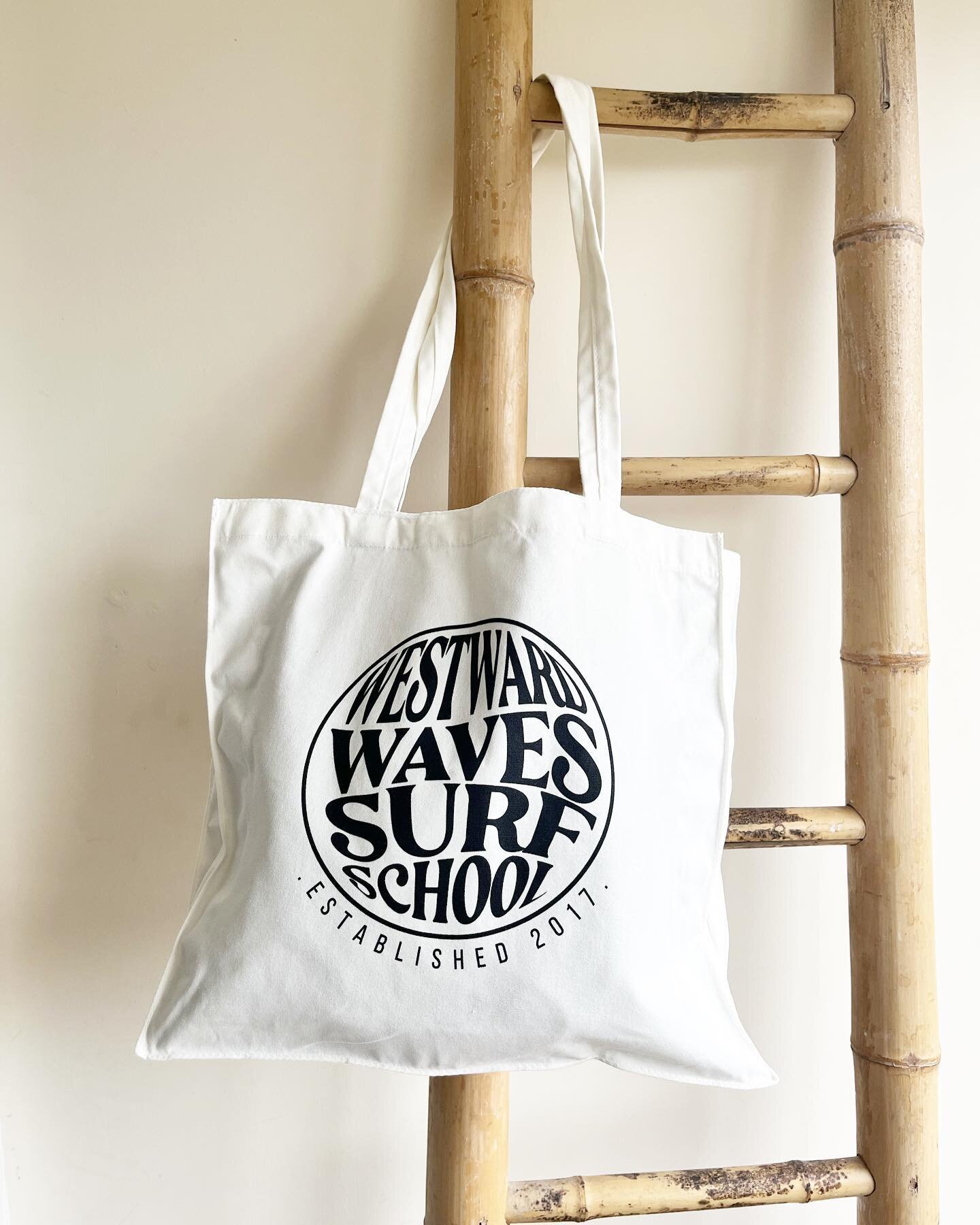 First few bits arriving for our little shop- everyone&rsquo;s favourite, a handy tote bag! Perfect to fill with all your beach kit before heading down for a surf. 
.
Keep an eye out over the next couple of weeks for the rest of our merch! 👕 🏄&zwj;♂