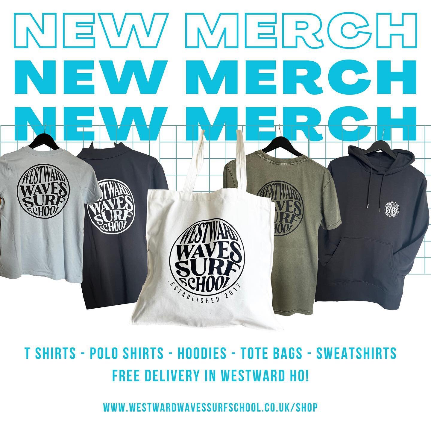 After so many of you asked for it last summer, we&rsquo;ve stocked up on our very own Westward Waves merch! 
.
We teamed up with the amazing folk at @broadsidescreenprinting in Exeter and have a selection of goodies available. All available online or