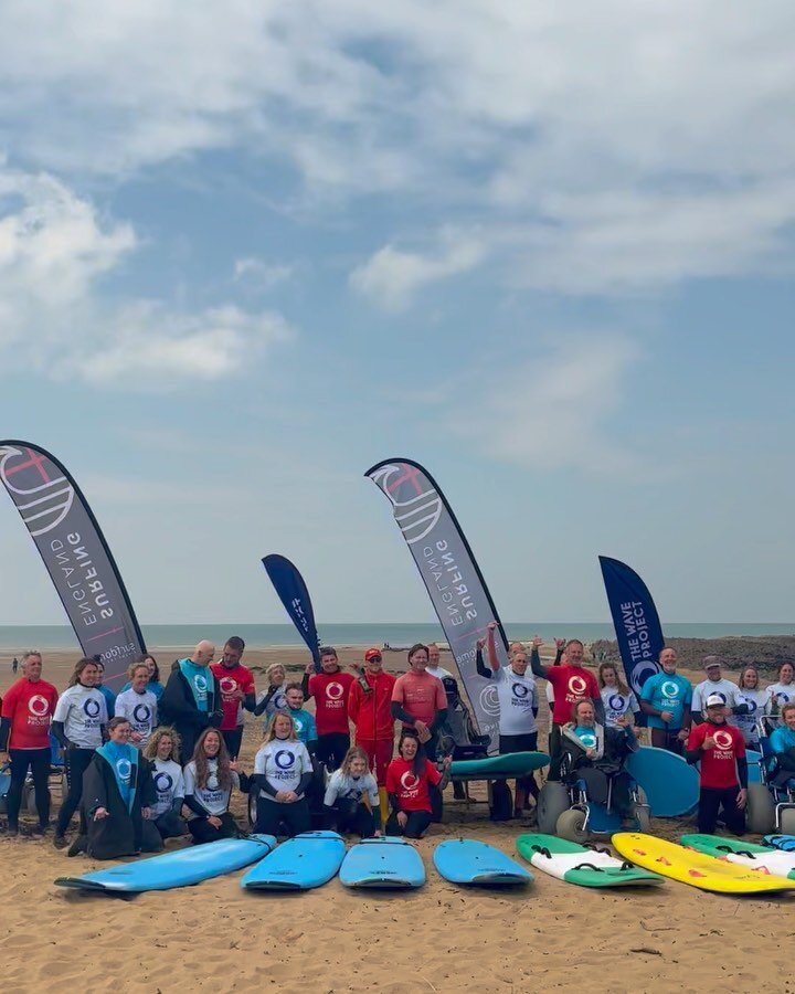 We crossed the river today to celebrate the opening of the official @waveprojectuk Adaptive Surfing Hub in Croyde at Surf South West in partnership with Surfing England. 

It filled us with joy to see those with disabilities being provided with brill