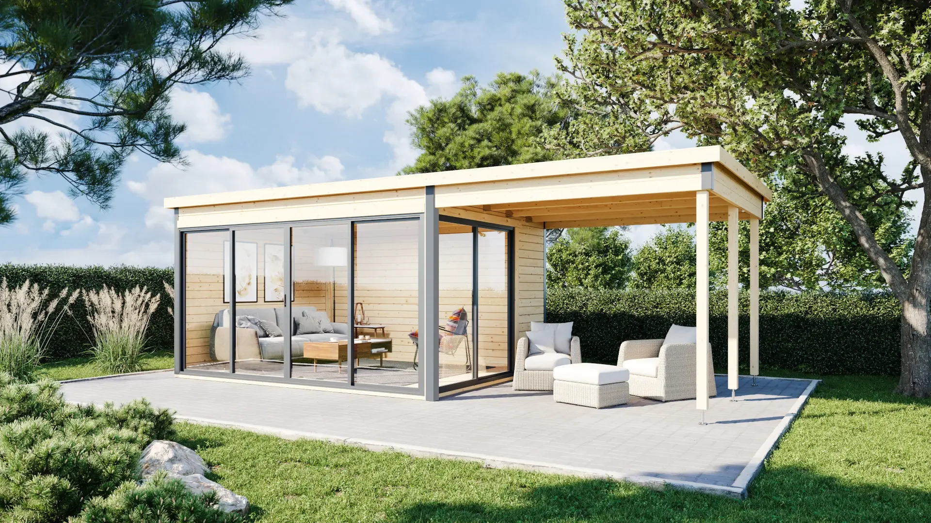 FINNHAUS Gartenhaus Isabell - myMilla Südtirol Italien