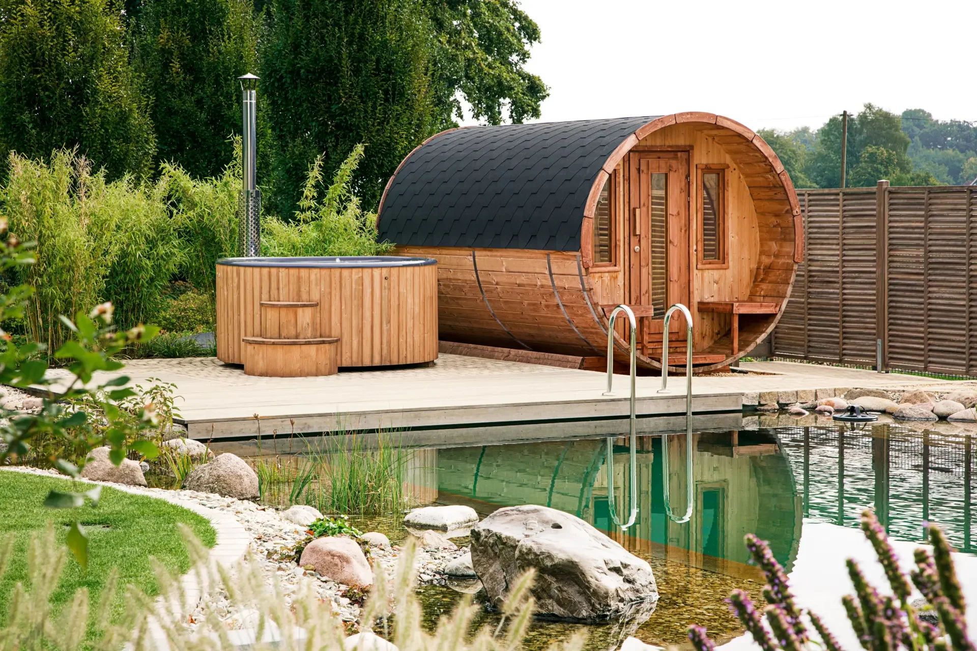 FINNHAUS Sauna Sunny e sauna a botte  - myMilla Südtirol Italien