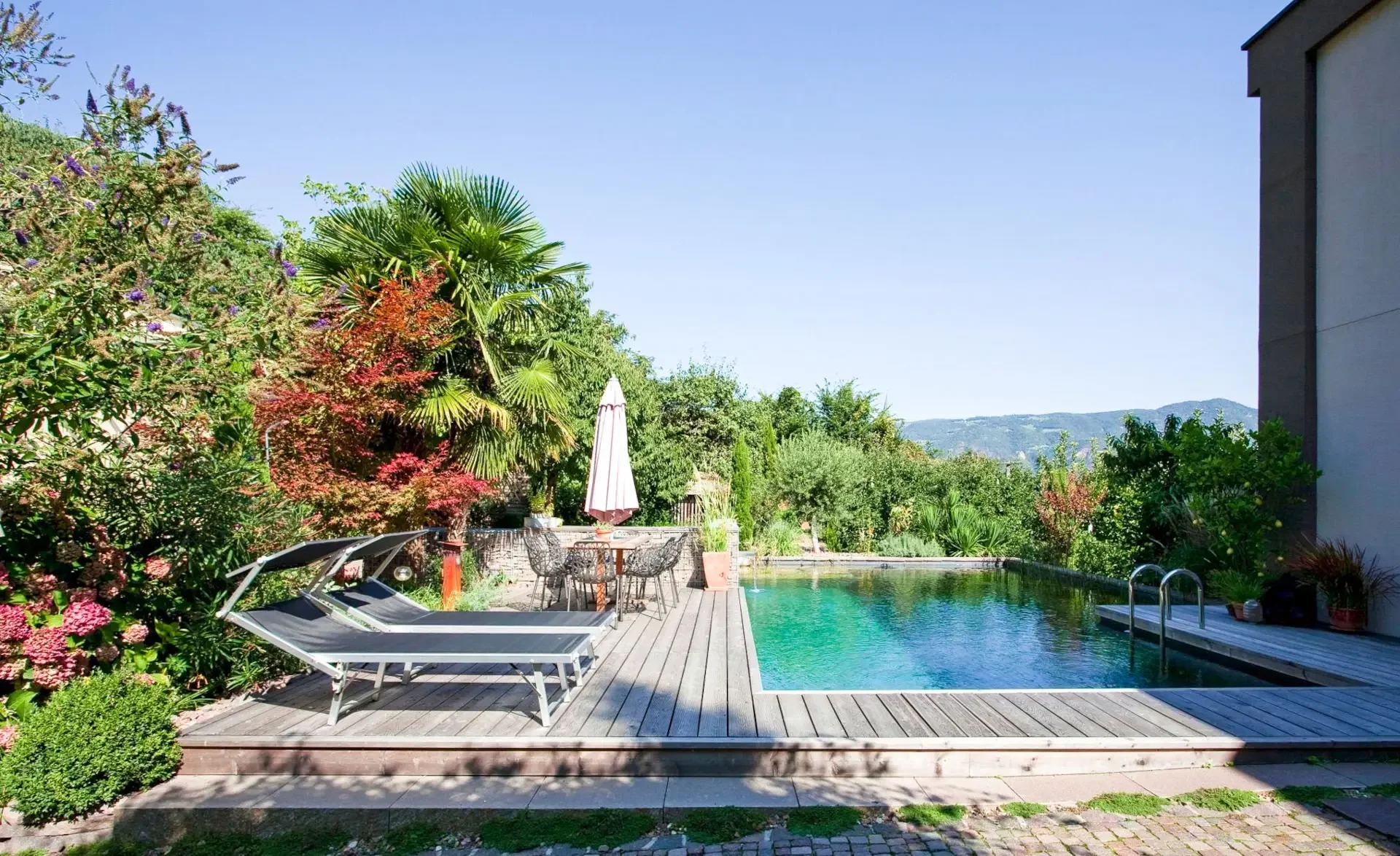 Milla Aqua Sana Bioteich Nature in Südtirol