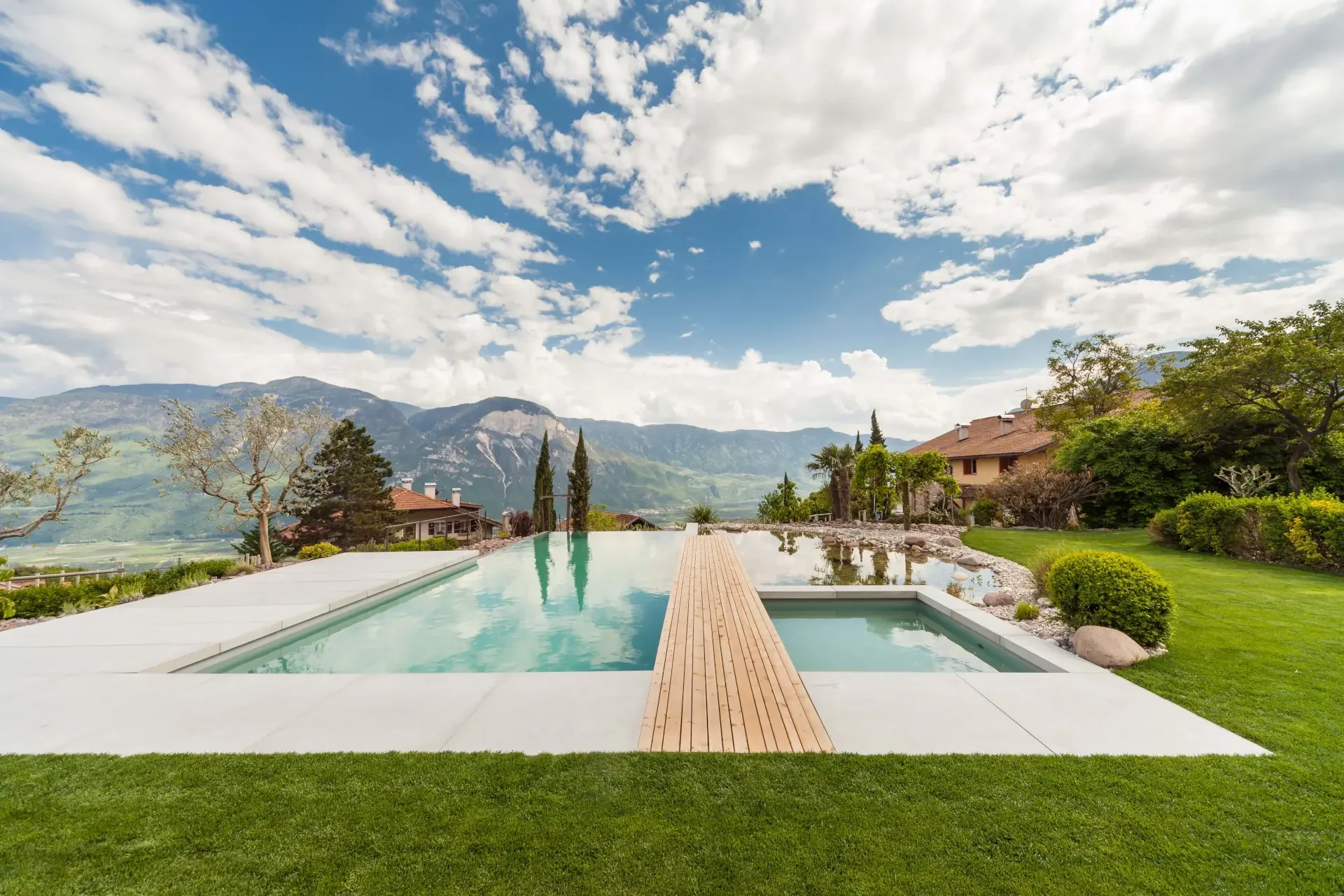 Aqua Sana Naturepool und Bioteich Combi Kurtatsch Südtirol