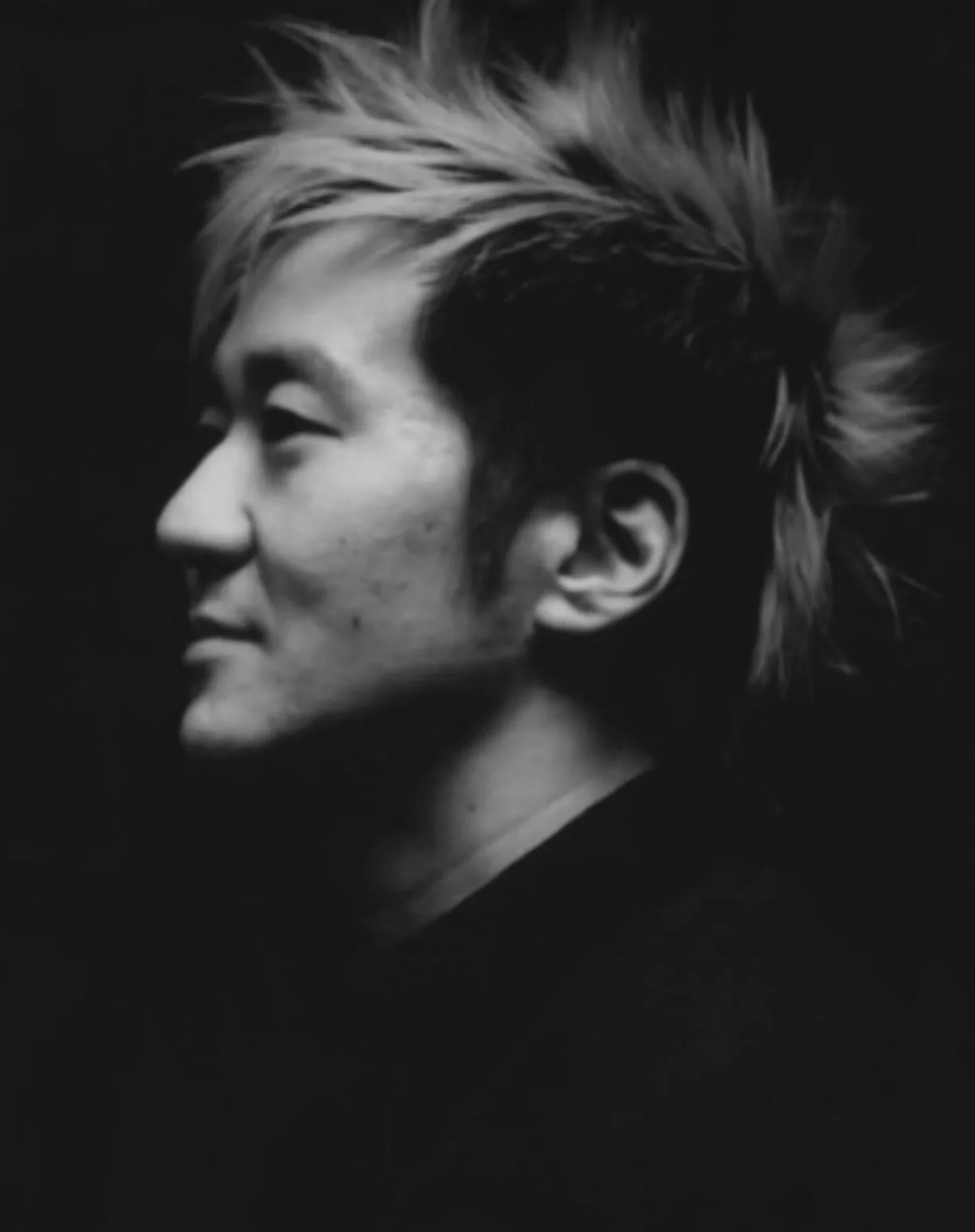 A @polaroid of @kishi_bashi taken in St Louis ca 2012 during his 151a tour.  Have always loved his music and this #blackandwhite #portrait of him!  #polaroid #film