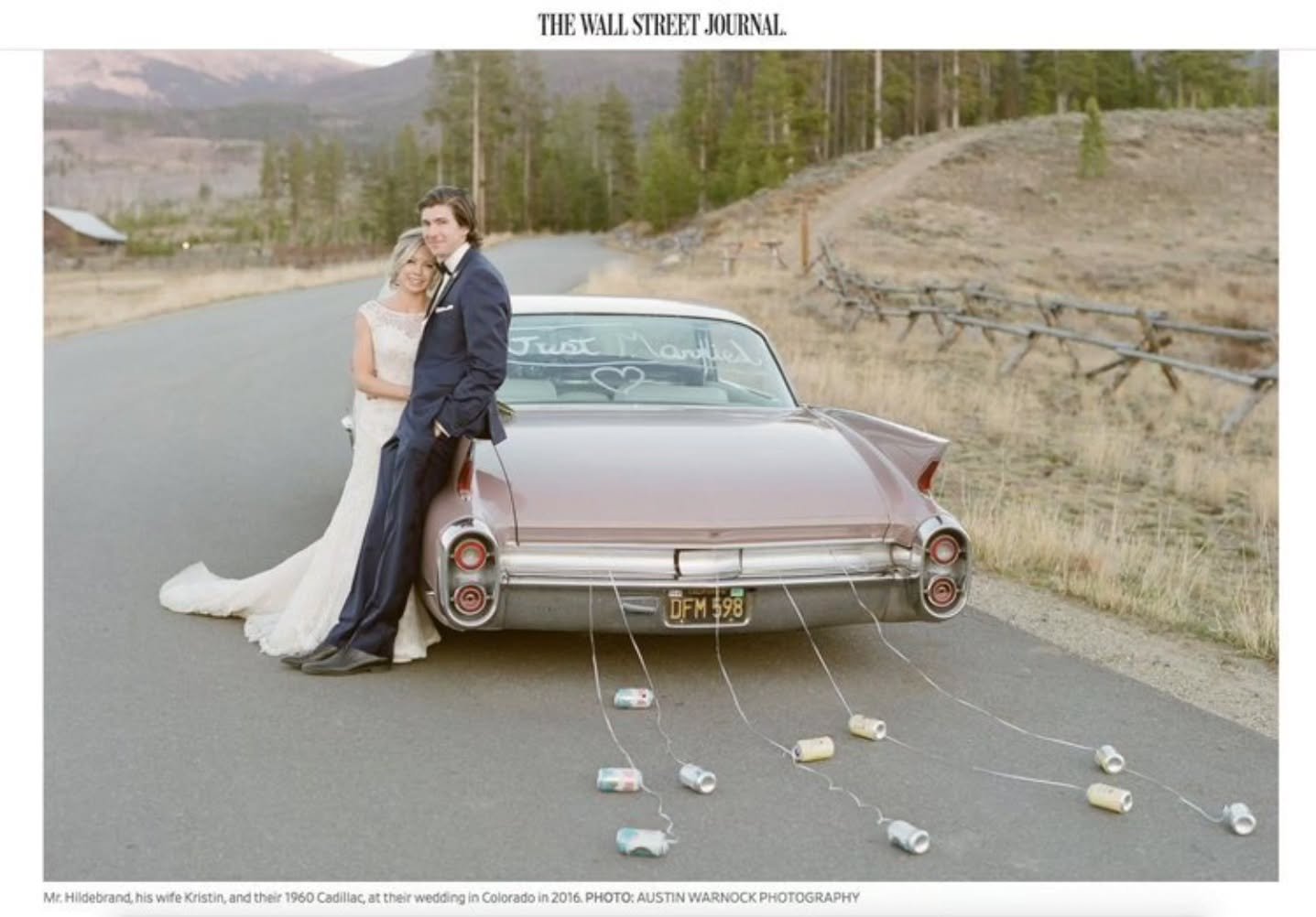 @jrhildebrand @kristinhildebrand_kp @wsj @devilsthumbranchweddings #coloradoweddings #fallweddings