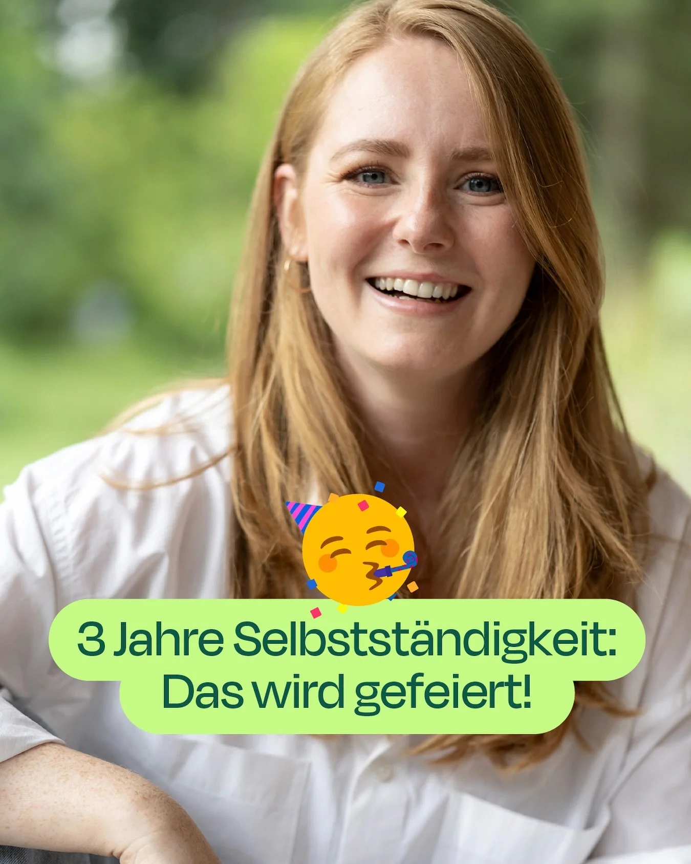 Ich feiere heute mein 3-jähriges Jubiläum als Selbstständige. 
Wohhooo 🥳🪩🍾
Drei Jahre voller Herausforderungen, Ups and Downs, großartiger Projekte, wertvoller Erfahrungen und Learnings liegen hinter mir. 
Es ist so viel pas