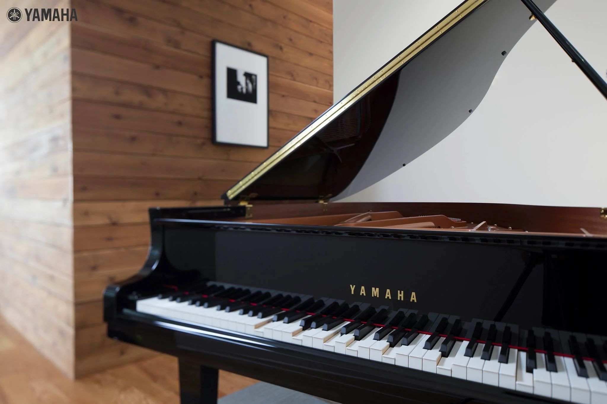 Yamaha CF4 Enspire Disklavier vleugelpiano detail